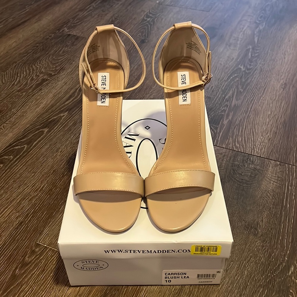 NWT Steve Madden Carrson Blush Leather